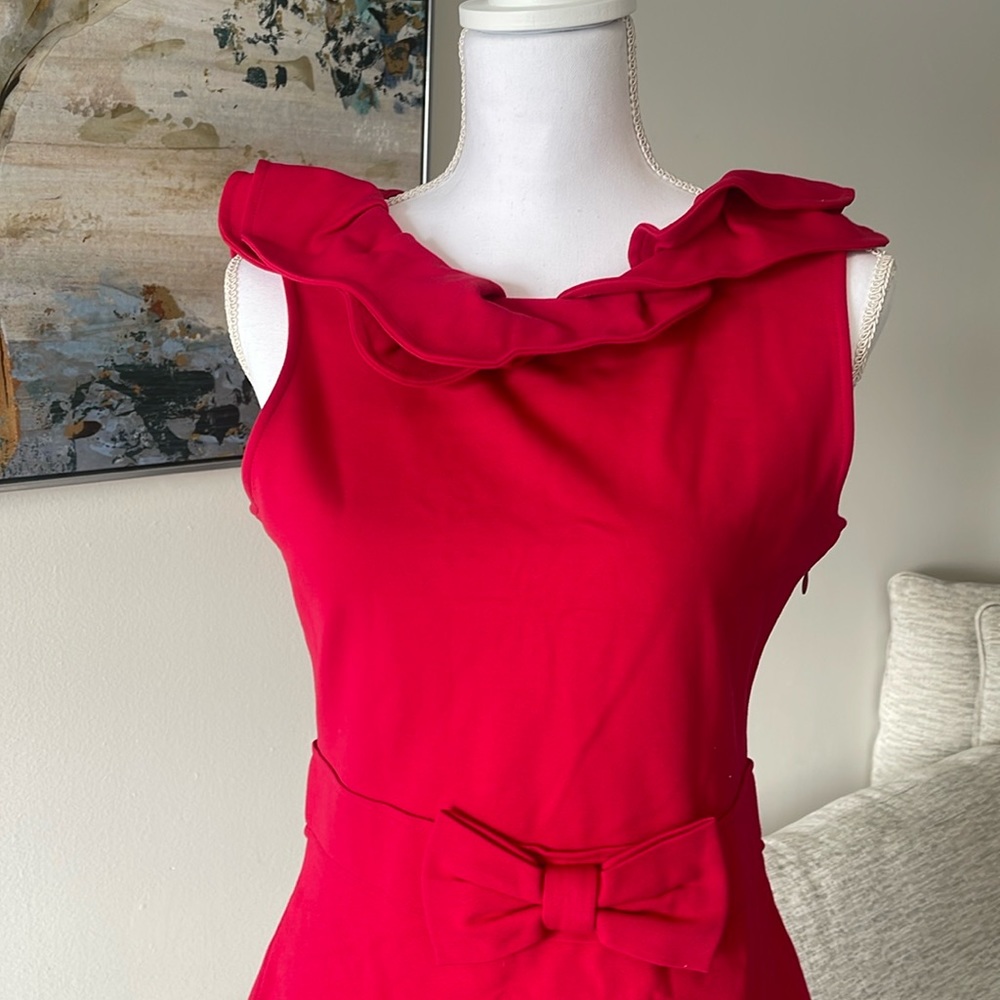 RED Valentino Red Ruffle Dress - Picture 5 of 16